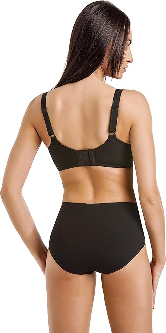 Teyli Women's Anastasia Minimizer Bra, Opaque, Black, 30J