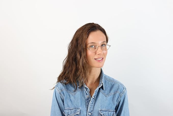 Nooz - Moon Reading Glasses - Half Moon shape (Quartz,+1.5, Dioptres)