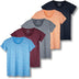 5 Pack: Womens Quick Dry Fit Dri Fit Active Wear Yoga Workout Athletic Tops Essentials Clothes Running Gym Zumba Exercise Ladies Short Sleeve Crew Scoop Neck Moisture Wicking Tees T-Shirt - Set 2,XL