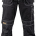 Black Hammer Men's Durable Lightweight Work Trousers Safety Cargo Pants for Men with Knee Pad & Multiple Pockets Professional Workwear for All Jobs Zilla Black (32W / 31L)
