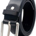 Mens 38mm Leather Smart / Casual Jeans Black Belt Size 32" - 36" Medium