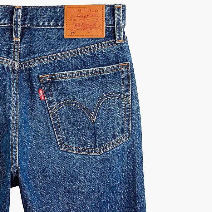 Levi's Women's 501 Crop Jeans, Orinda Troy Horse, 27W / 26L