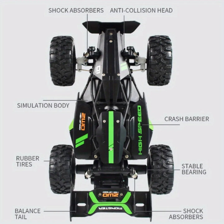 1:18 Remote Control Racing Car – 2.4G Off-Road High-Speed Drift Truck