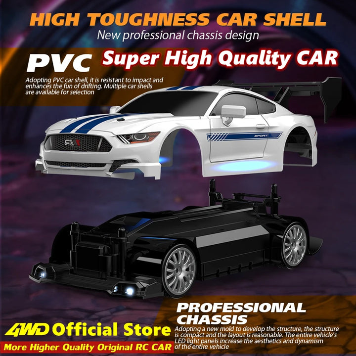 4WD RC Drift Car – Remote Control GTRPRO AE86PRO 4x4 Racing RTR Vehicle Toy Gift