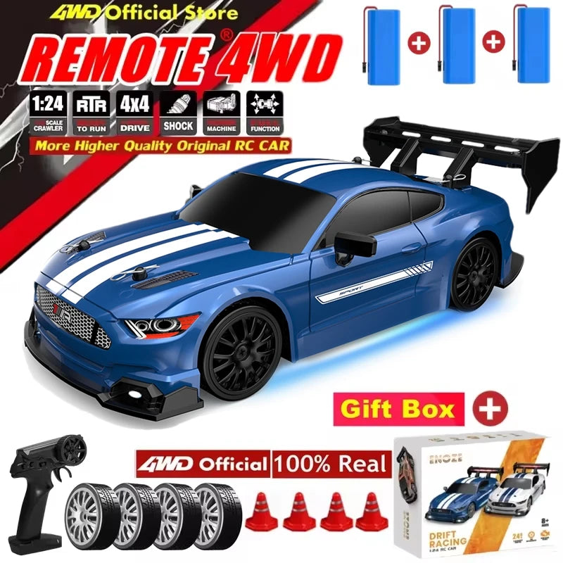 4WD RC Drift Car – Remote Control GTRPRO AE86PRO 4x4 Racing RTR Vehicle Toy Gift