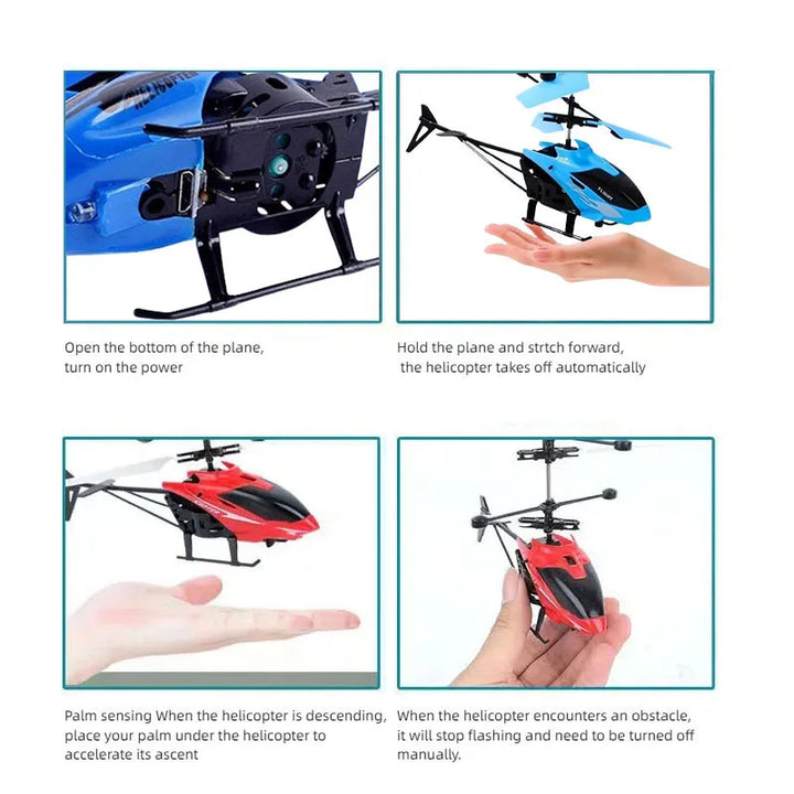 Mini RC Drone – Rechargeable Safe Fall-Resistant Remote Control Toy for Kids