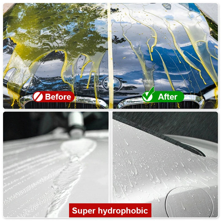3-in-1 Car Ceramic Nano Coating – Hydrophobic Paint Polish Protection Liquid