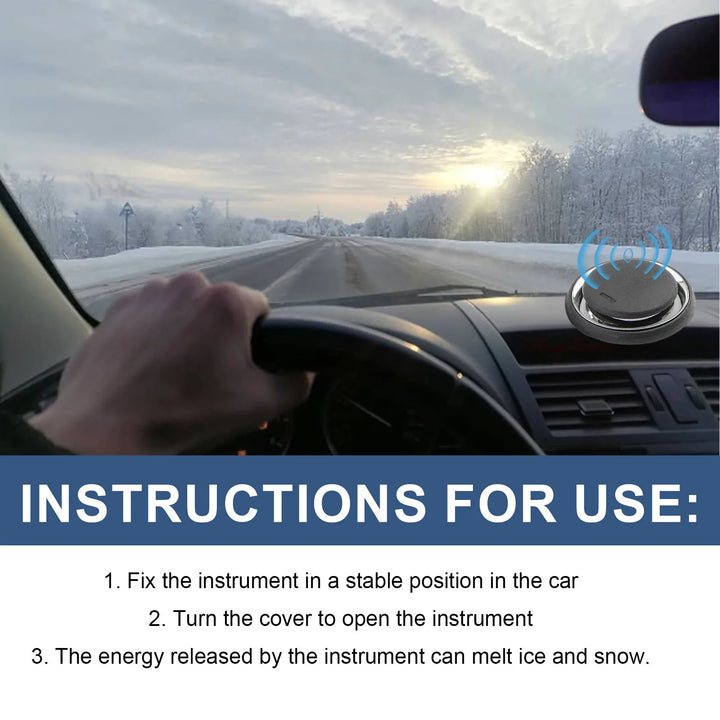 Car Electromagnetic Snow Melter – Winter Anti-Freeze Defroster De-Icer Device