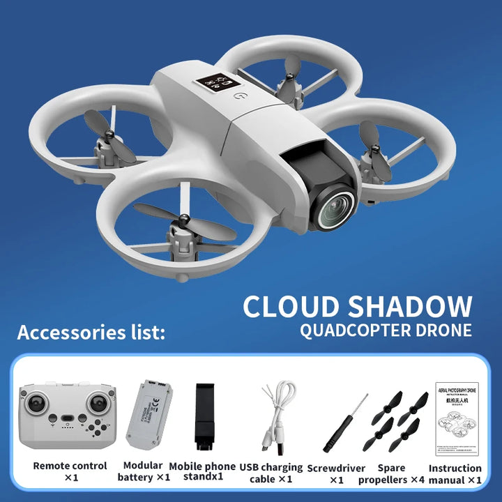 H135 Mini Drone – WiFi FPV 4K Camera Foldable RC Quadcopter with LED Lights