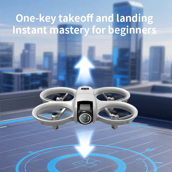 H135 Mini Drone – WiFi FPV 4K Camera Foldable RC Quadcopter with LED Lights