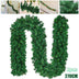 2Pcs 270cm Christmas Metallic Twist Garland – Tree & Ceiling Decoration
