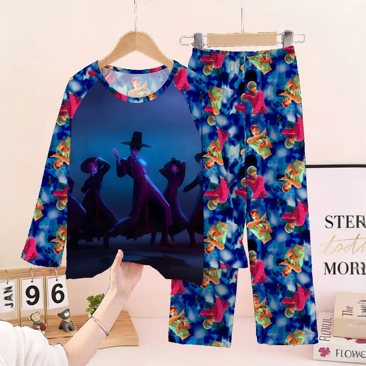 Kids KPop Demon Hunters Pyjamas Set Girls Long Sleeve 2PCS Sleepwear
