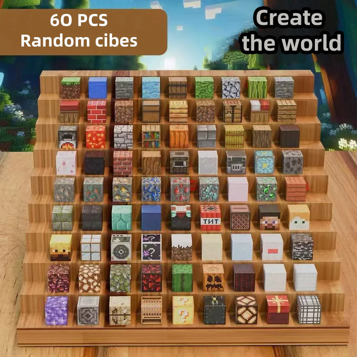 Magnetic Building Blocks – Montessori STEM Sensory Toys for Kids 3+ DIY Magnet Cubes