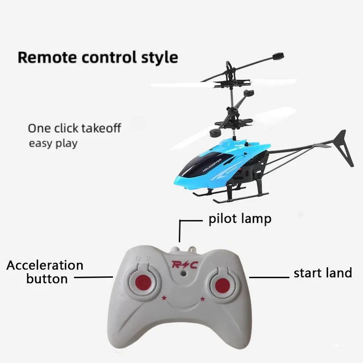 Mini RC Drone – Rechargeable Safe Fall-Resistant Remote Control Toy for Kids