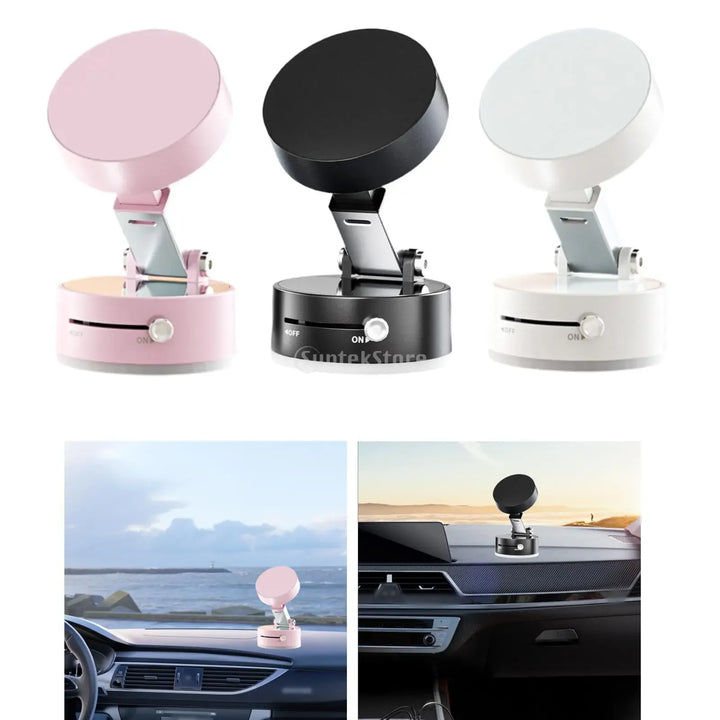 Car Phone Holder – Strong Vacuum Suction Adjustable Dashboard/Windshield Mount