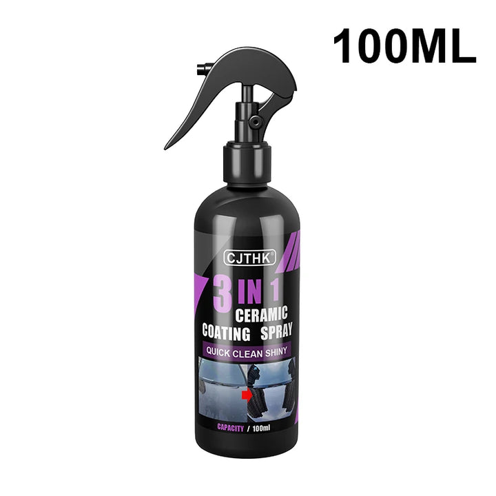 3-in-1 Car Ceramic Nano Coating – Hydrophobic Paint Polish Protection Liquid