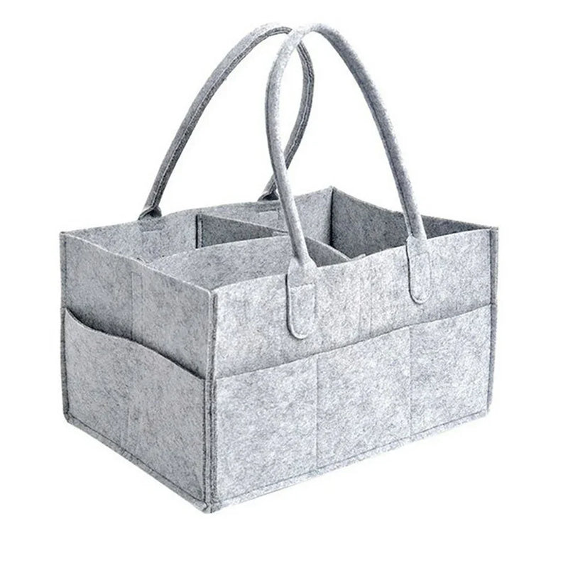Baby Diaper Bag Organizer – Portable Nursery Storage Holder for Table & Car