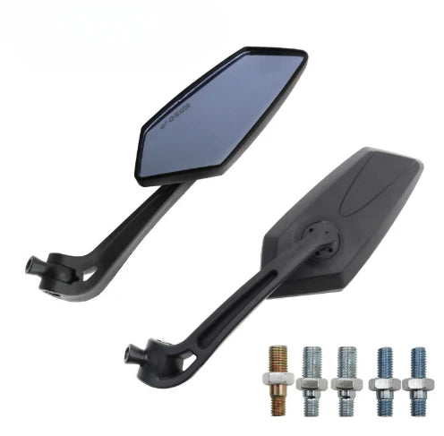Motorcycle Bar End Mirrors – Universal 8/10mm Rearview for Yamaha Suzuki Kawasaki