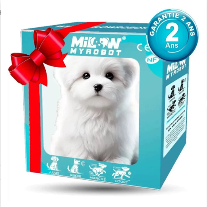 Interactive Plush Robot Puppy – Walking Barking Wagging Tail Toy for Kids
