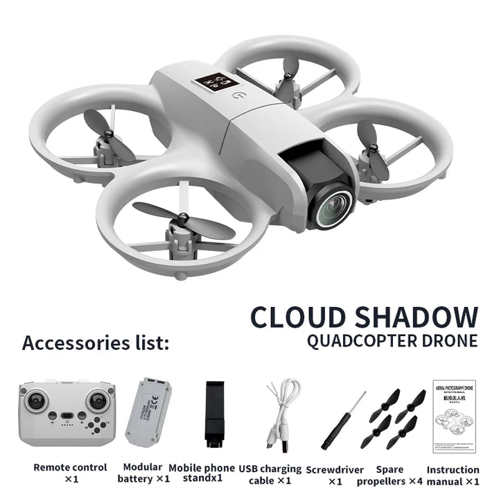 H135 Mini Drone – WiFi FPV 4K Camera Foldable RC Quadcopter with LED Lights