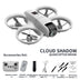 H135 Mini Drone – WiFi FPV 4K Camera Foldable RC Quadcopter with LED Lights