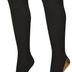 Ikfashoni 2 Pairs Copper Compression Socks for Women & Men, Medical Compression Stockings Graduated 15-20mmHg Knee Height, Suitable for Flight Travel, Competitive Sports Running, Pregnancy Nurse