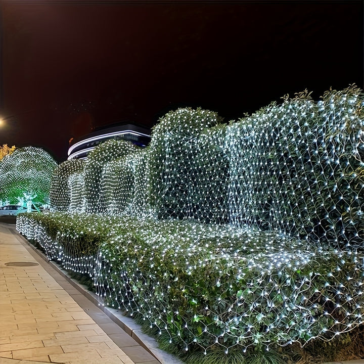 320 LED Net Mesh Lights 3x2m – 8 Modes Christmas Fairy Lights UK Plug